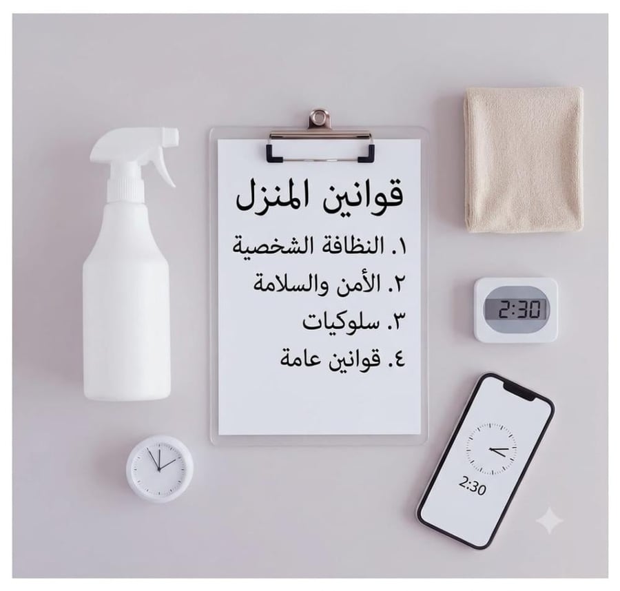 قوانين المنزل للخادمة (عربي – أورومو)