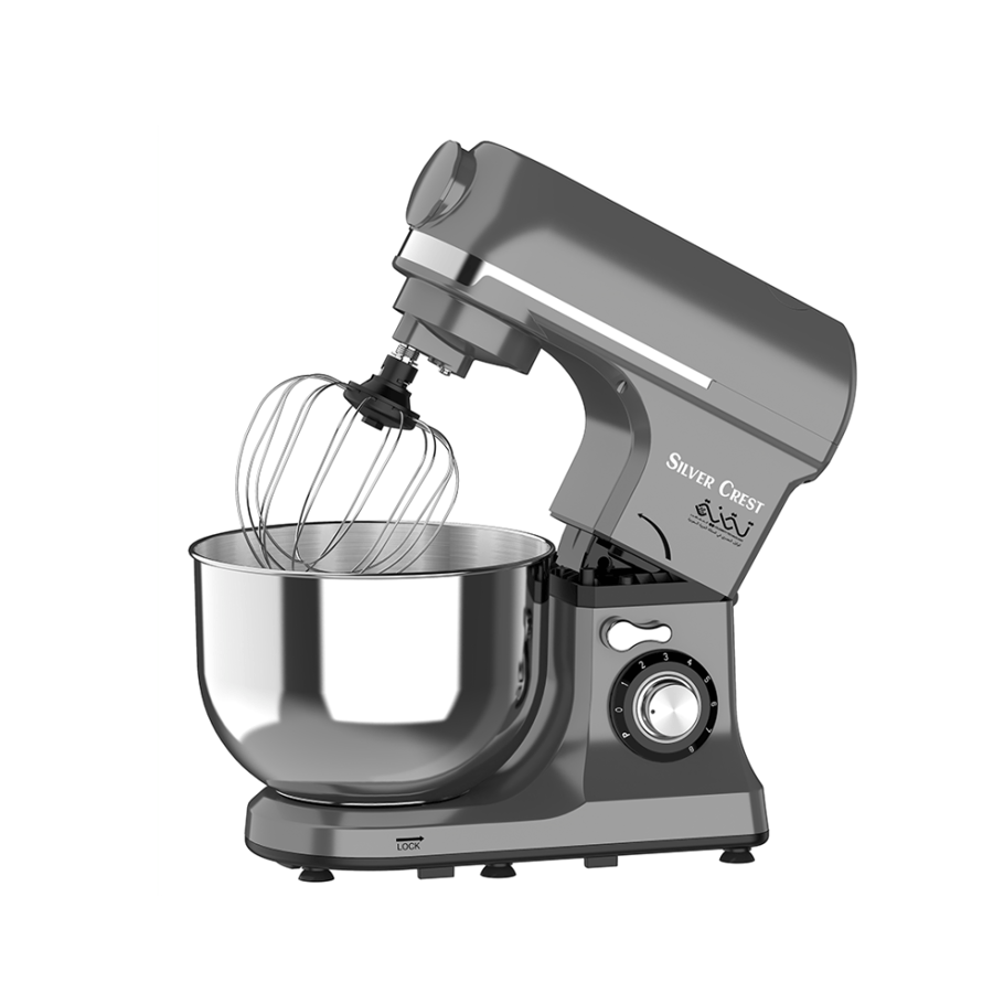 Multi-function food processor 1800 watt with powerful performance and professional 7-liter mixer with meat grinder and 1.5-liter glass blender with body and tools made of stainless steel resistant to rust for intensive daily use