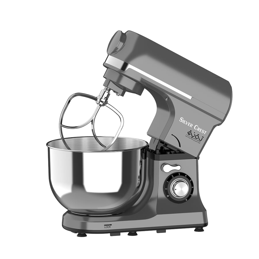 Multi-function food processor 1800 watt with powerful performance and professional 7-liter mixer with meat grinder and 1.5-liter glass blender with body and tools made of stainless steel resistant to rust for intensive daily use