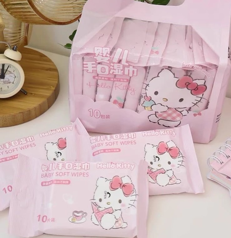 مناديل مبللة Hello Kitty