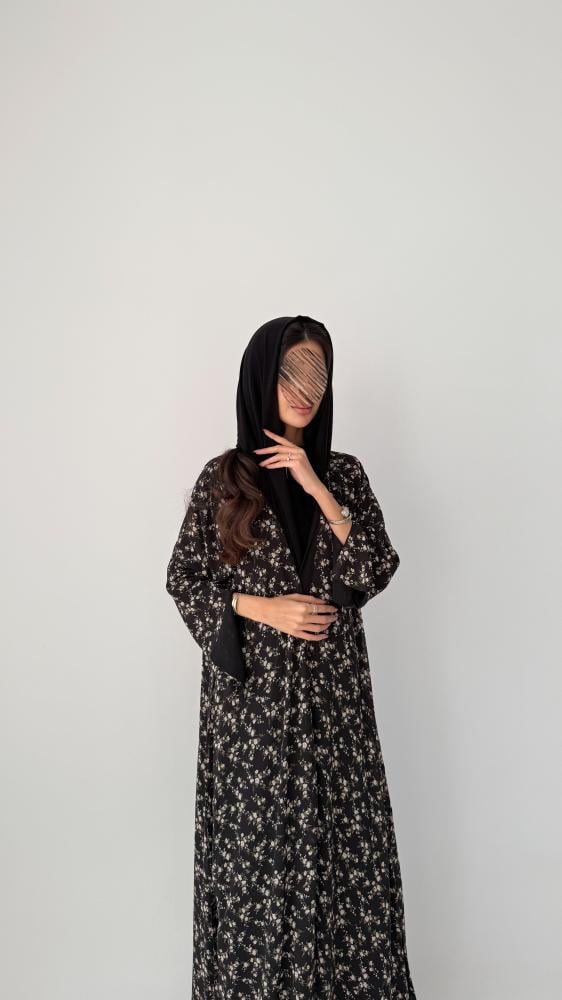 عباية دبل فيس مشجرة