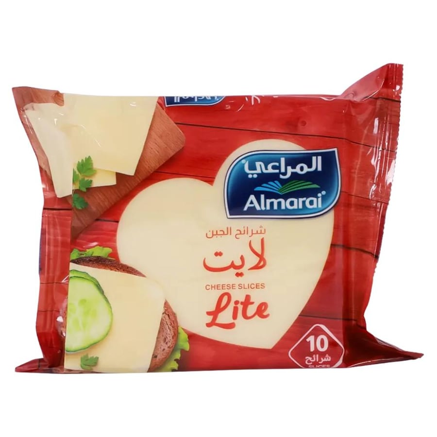شرائح الجبن لايت شيدر - 200 جم