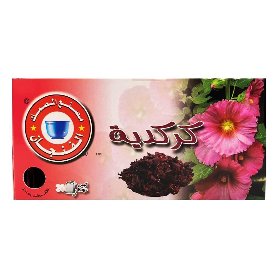 مشروب كركدية 30 كيس 60 جم - مصنع المصمك الفنجان