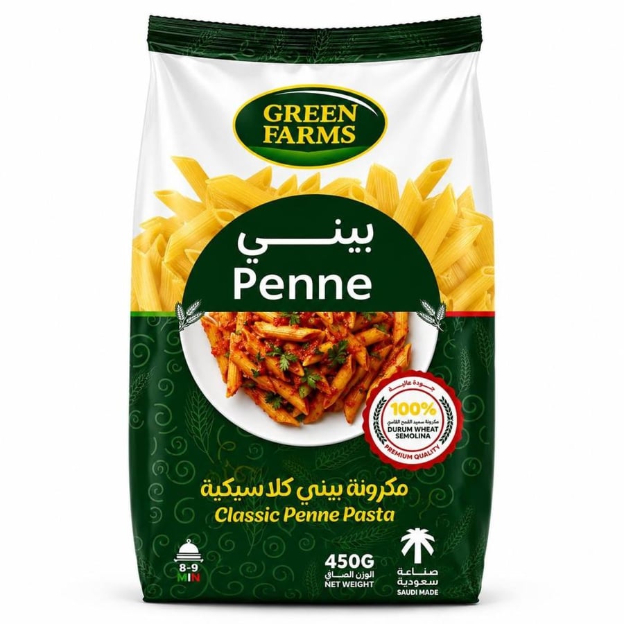 جرين فارمز مكرونة منوع ٤٥٠ جرام