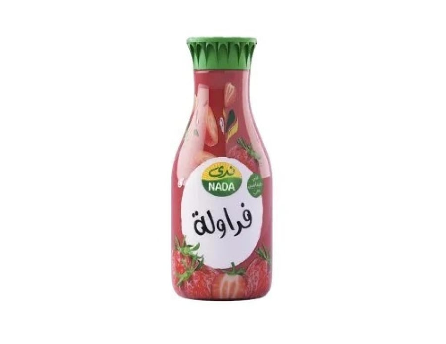 عصير  بنكهة الفراولة  1.3 لتر ندى