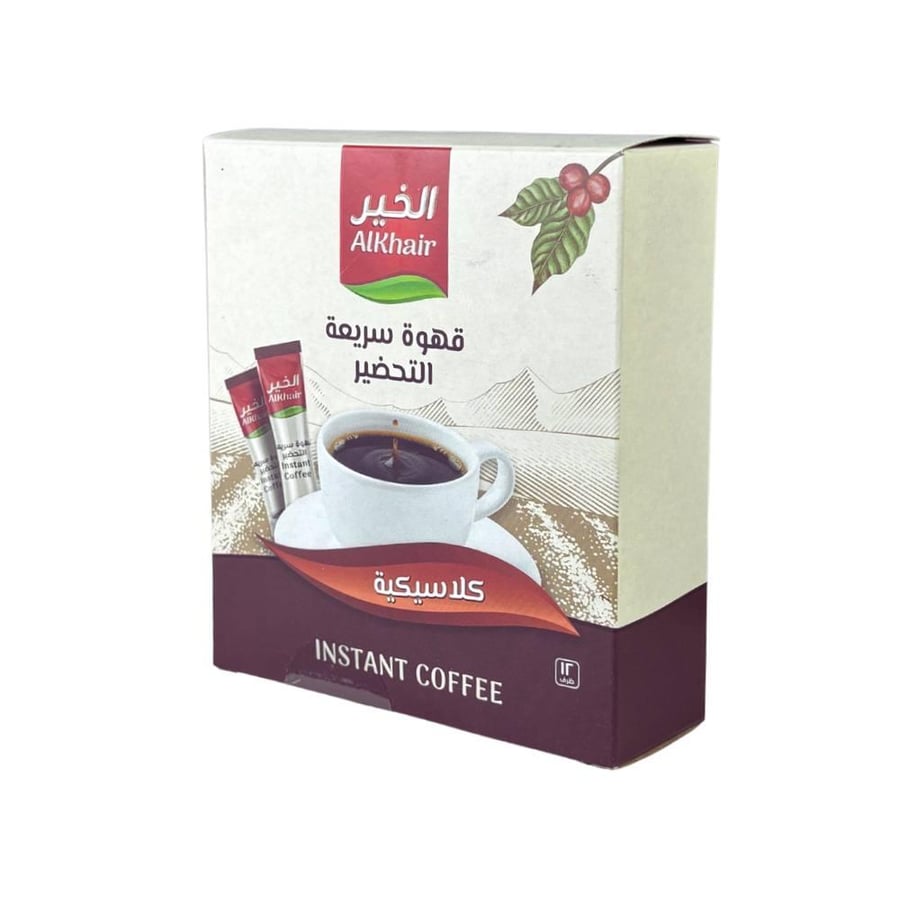 قهوة سريعة التحضير  24  جم  الخير