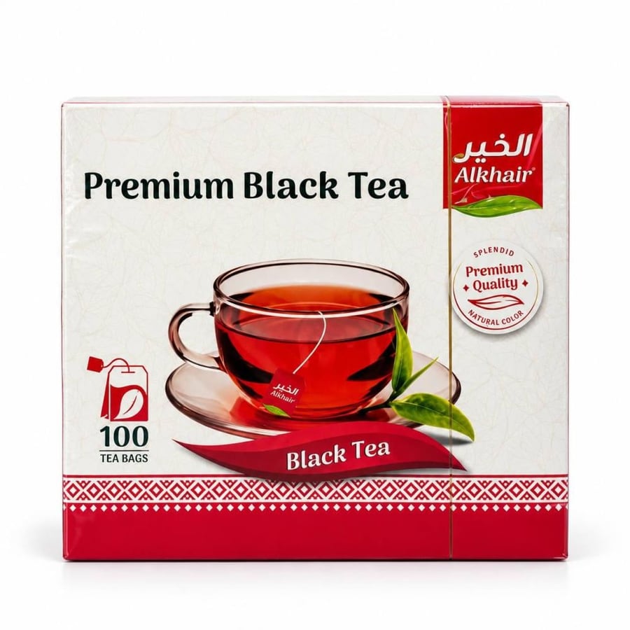 شاي احمر الخير 100 كيس