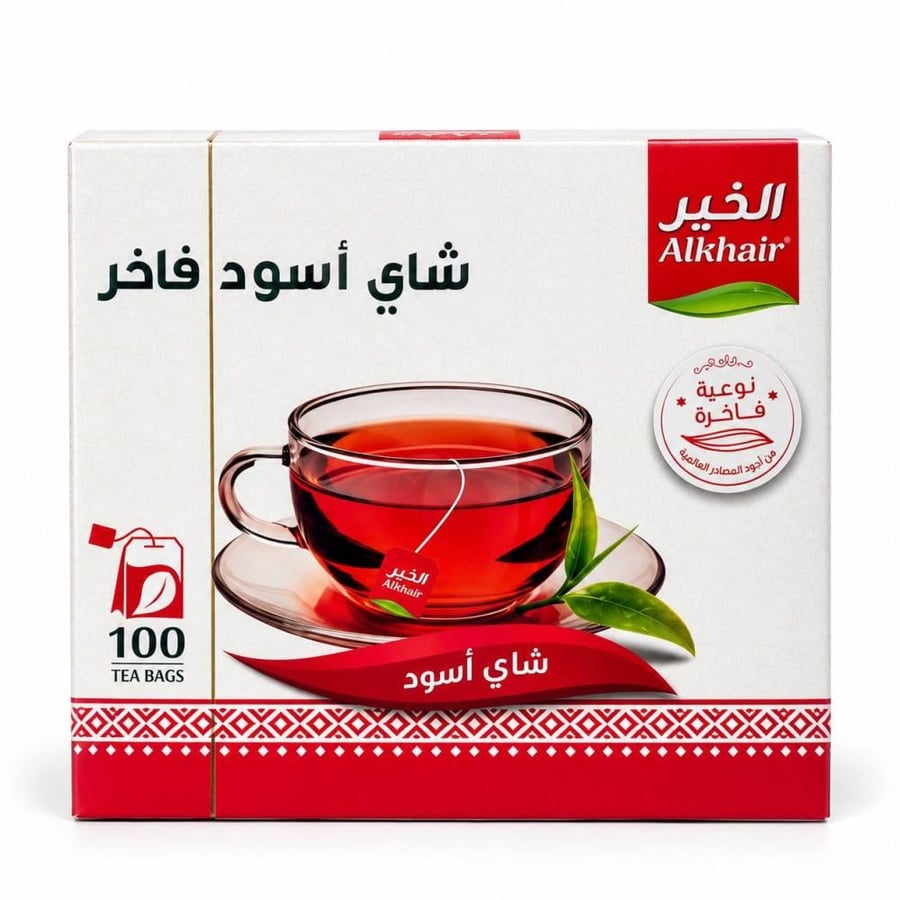 شاي احمر الخير 100 كيس