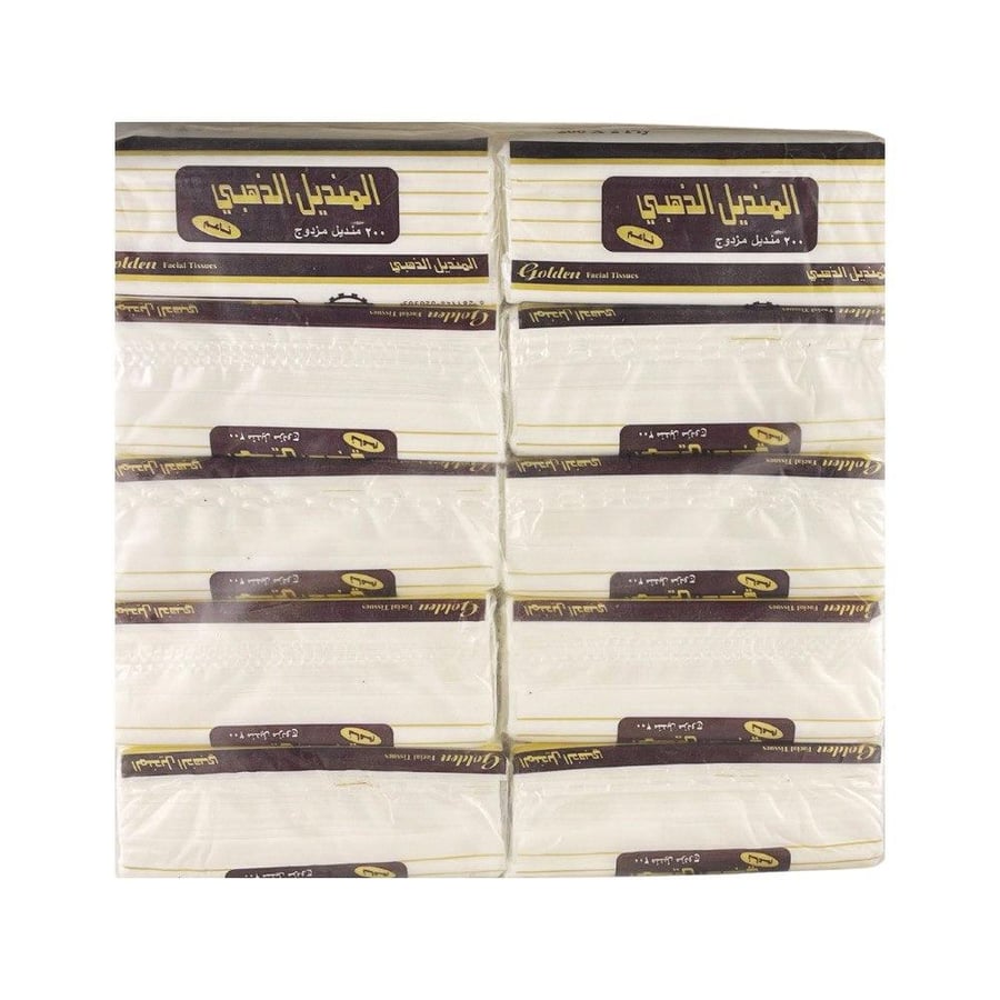 المنديل الذهبي 10 * 200 منديل