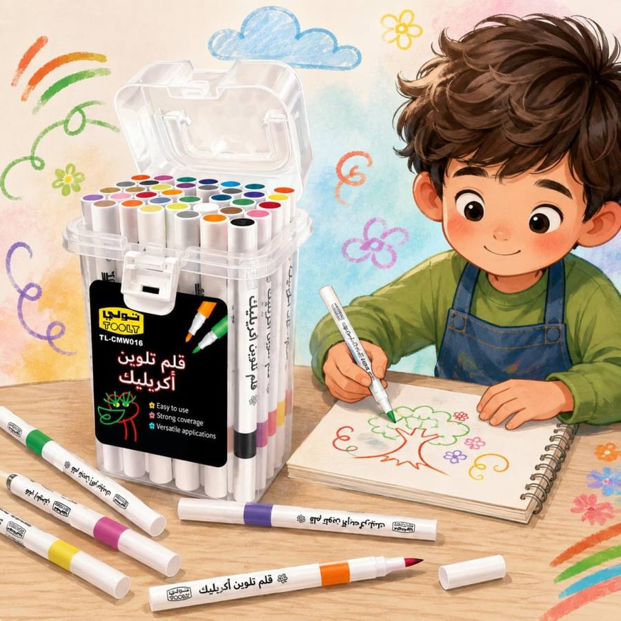قلم تلوين اكريليك