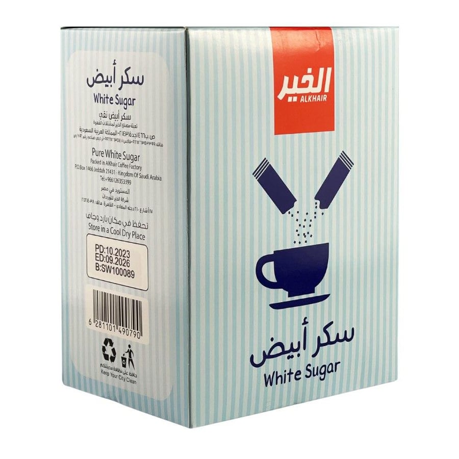 سكر ابيض 100 ظرف * 5 جم - الخير