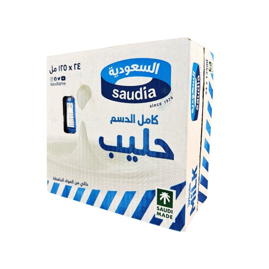 حليب كامل الدسم 24*125مل - السعودية