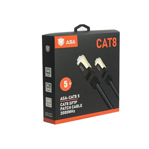 سلك شبكه 15متر – CABLE CAT8 ASA WI-FI 15m