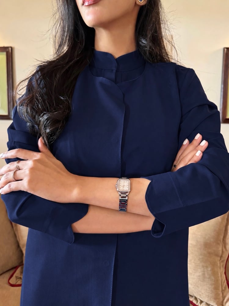 جاكيت طبي نسائي (Warmer Jacket) | – Navy Blue