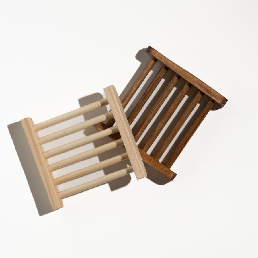 حامل صابون خشبي | Wood Soap Holder