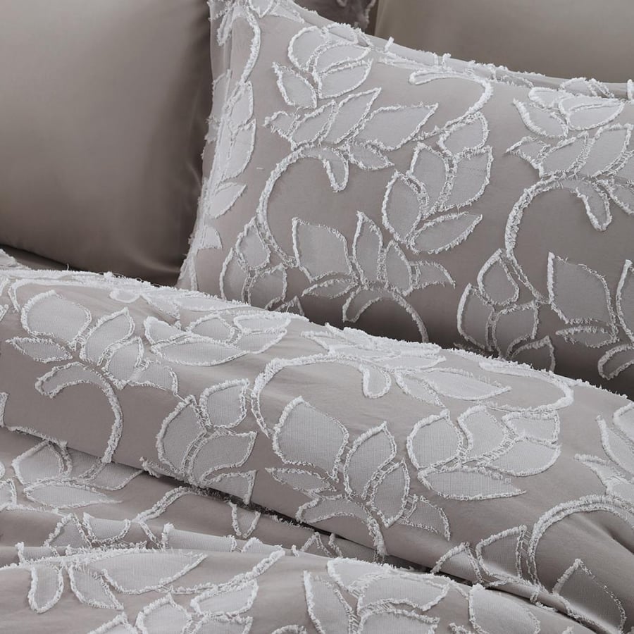 مفرش بوكت صيفي مقاس كوين 150x200 سم رصاصي عدد القطع 5
