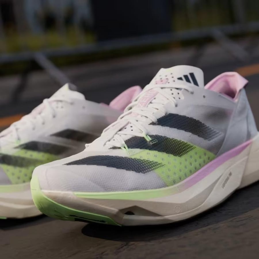 Adidas Adizero Adios Pro 3 Cloud White / Core Black / Lucid Lemon