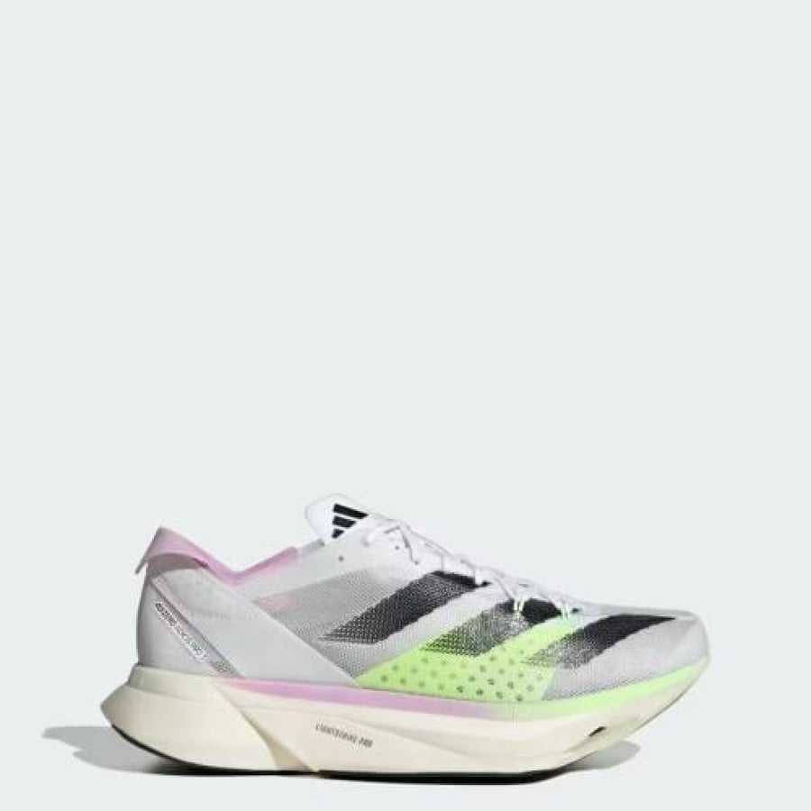 Adidas Adizero Adios Pro 3 Cloud White / Core Black / Lucid Lemon