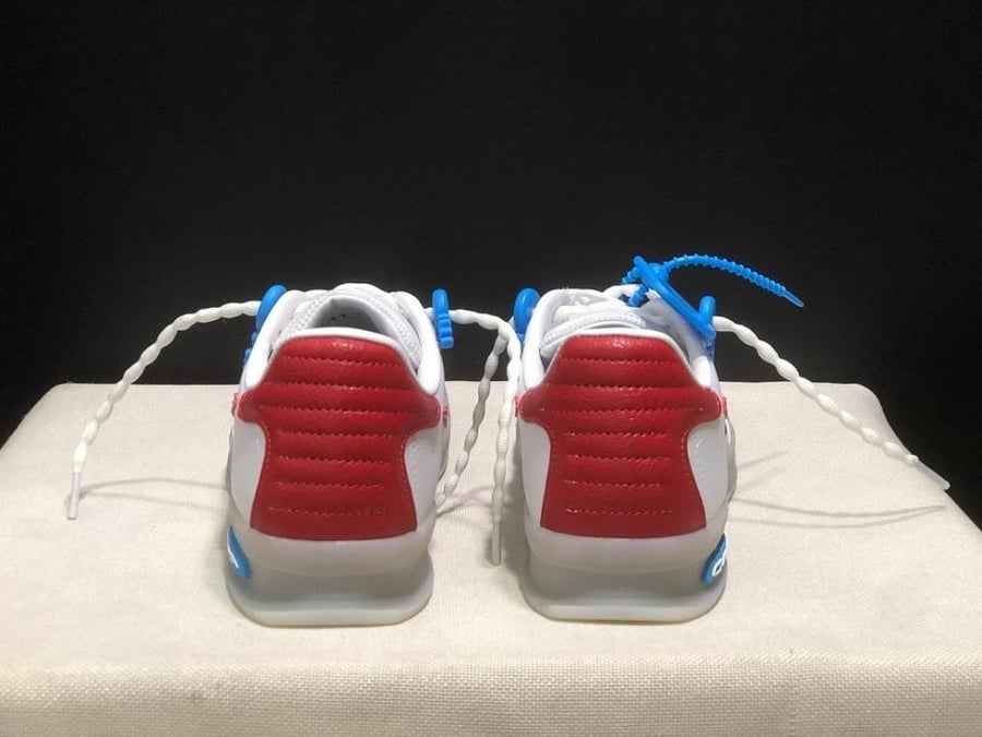 Off-White End Of Play Arrow Appliqué White / Brick Red / Blue