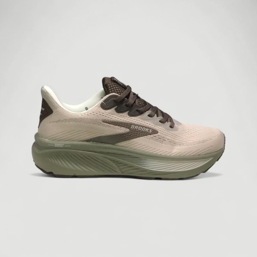 حذاء بروكس جوست 17 | Brooks Ghost 17 Chateau Grey Brown Olive