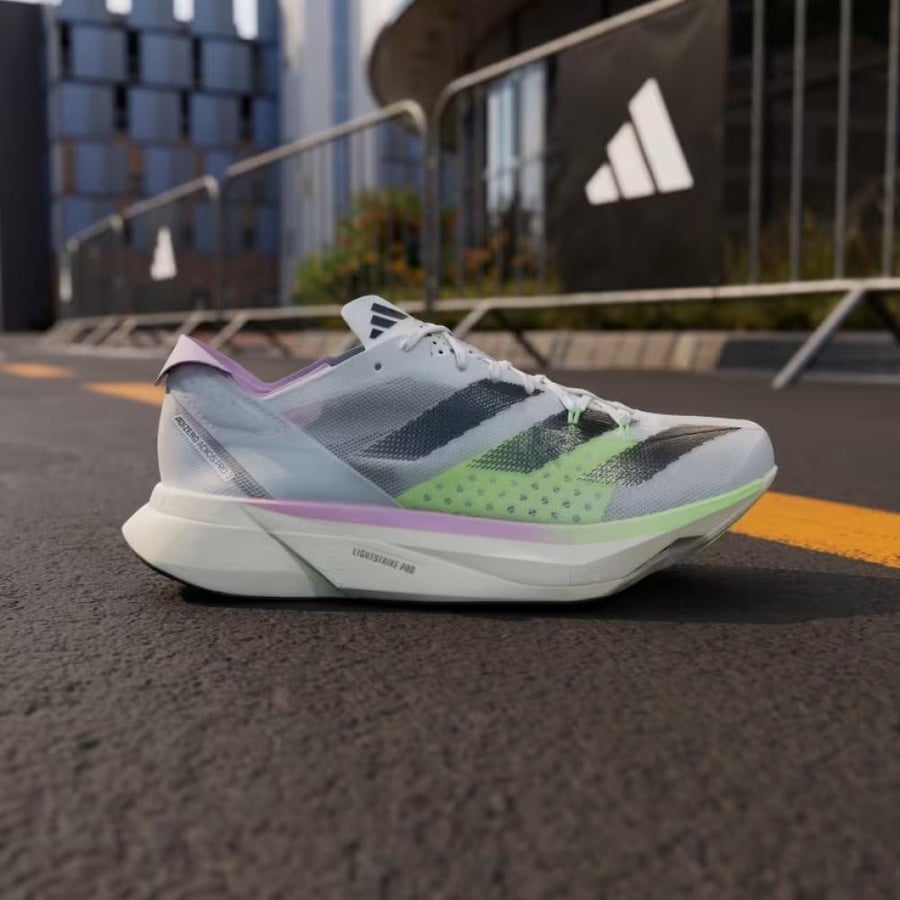 Adidas Adizero Adios Pro 3 Cloud White / Core Black / Lucid Lemon