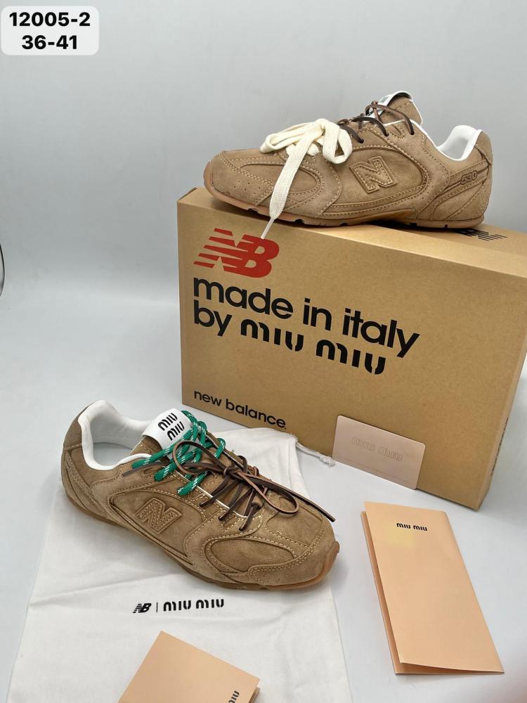 New Balance x Miu Miu 530 Suede Mesh 'Ecru'