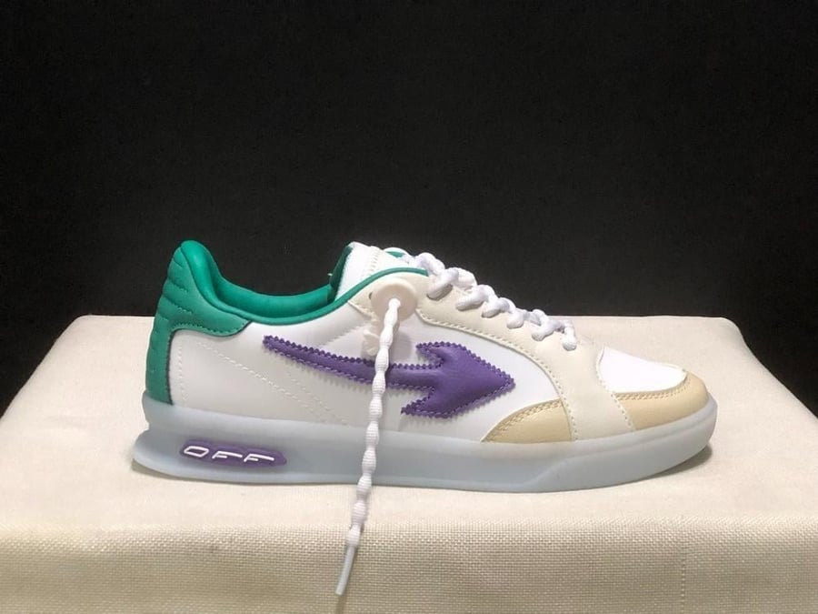 Off-White End Of Play White / Purple / Green