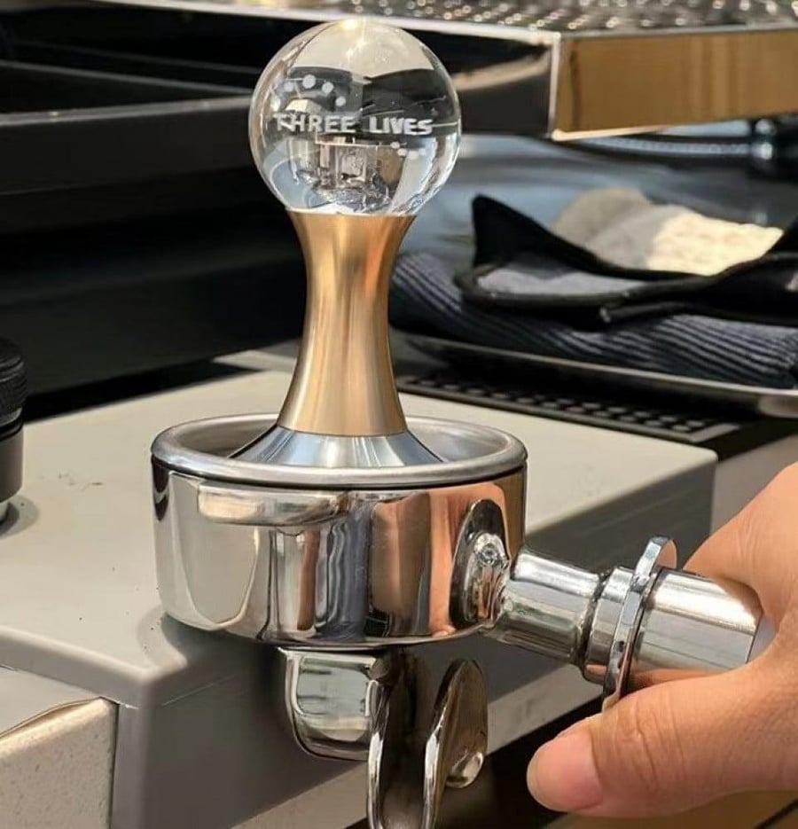 مكبس قهوة تامبر شفاف | Stainless Steel Tamper