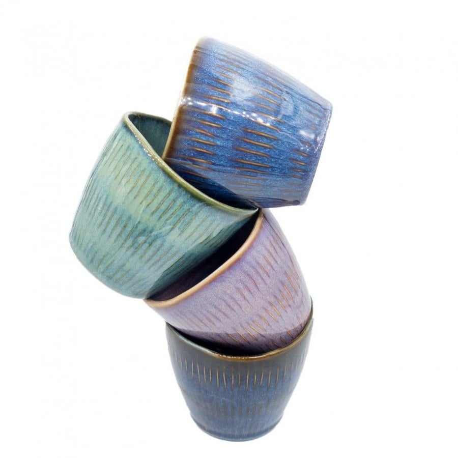 كوب سانسا المائل 170 مل - 4 الوان | CUP CERAMIC