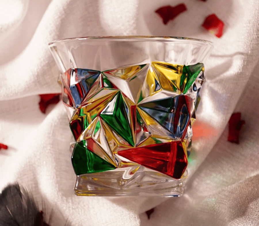 كوب زجاجي الوان و اشكال انيقة | Colorful Glass CUP