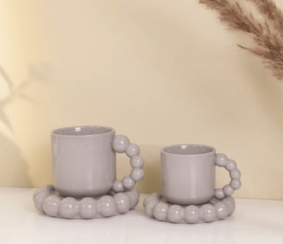 كوب حبات اللؤلؤ - الوان مختلفة | CERAMIC CUP