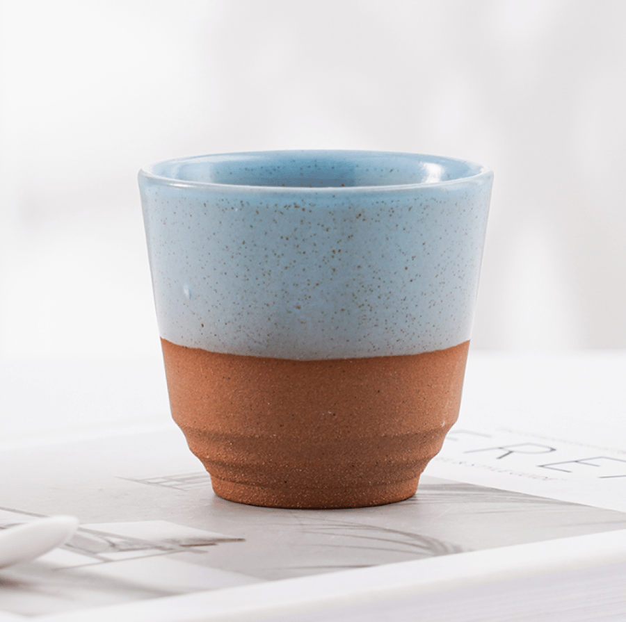 كوب سيراميك بقاعدة طينية - 120 مل | CUP CERAMIC