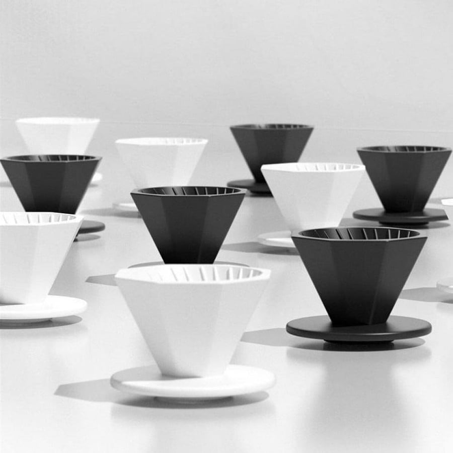 قمع سيراميك للتقطير - مضلع | Ceramic Dripper Ribbed