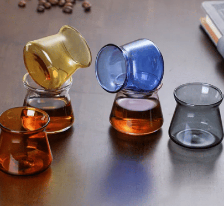 كوب اسبريسو زجاج - 4 الوان | Glass Espresso Cup