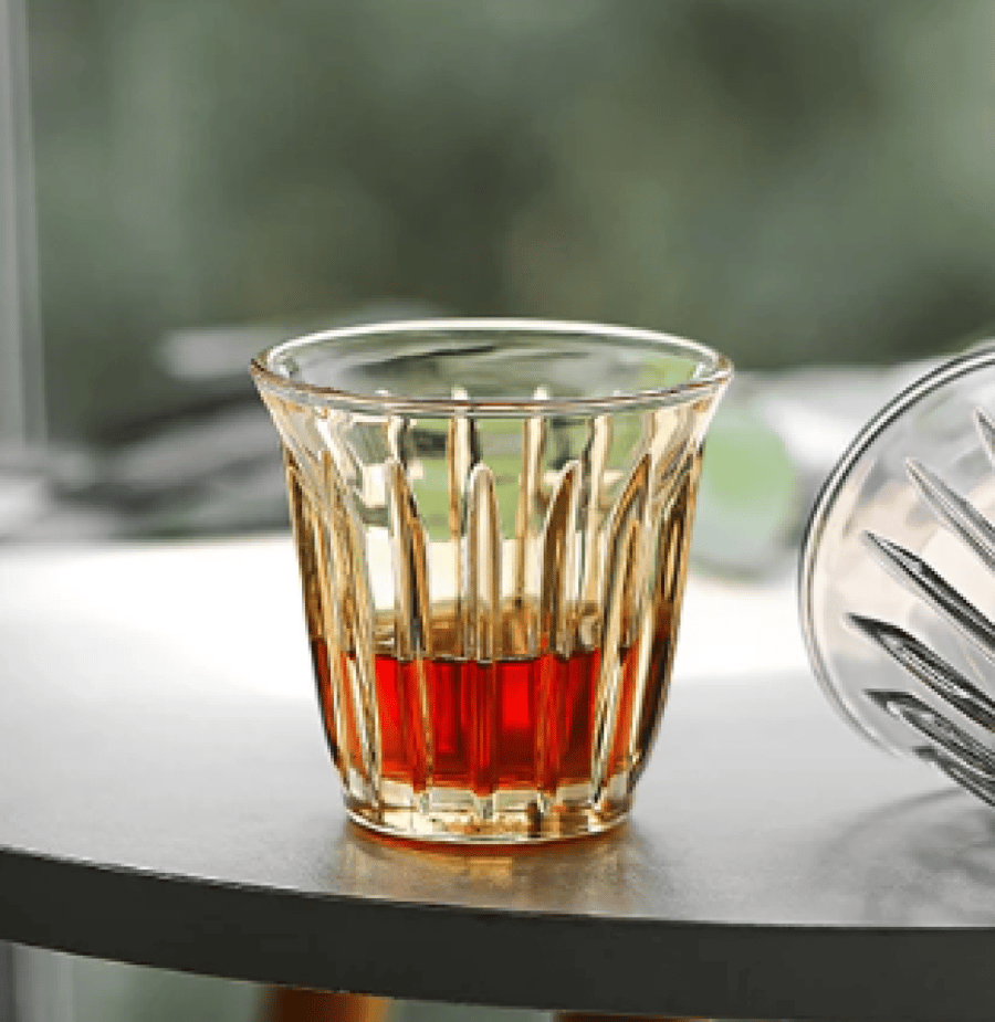 كوب زجاجي كريستال 200 مل - الوان متعددة | Glass CUP
