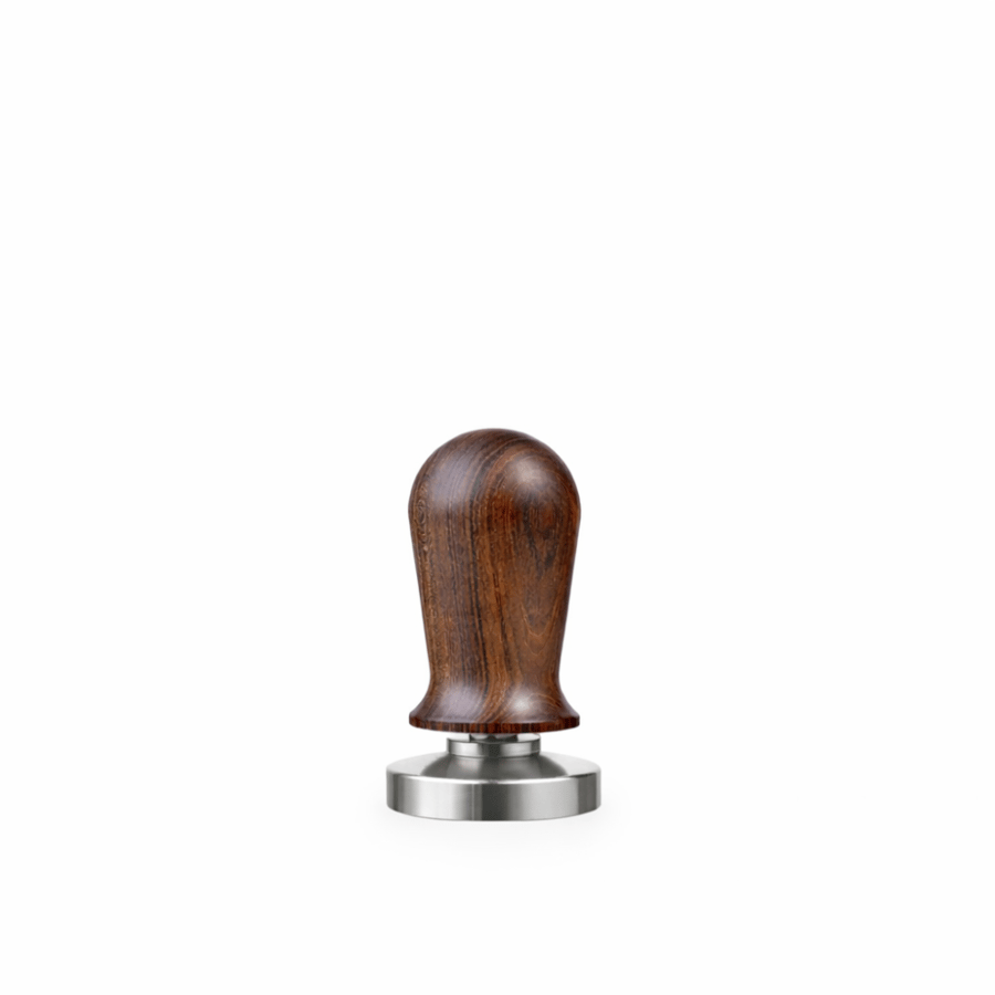 مكبس خشبي بني تامبر بضغط ثابت - جميع المقاسات | Stainless Steel Tamper