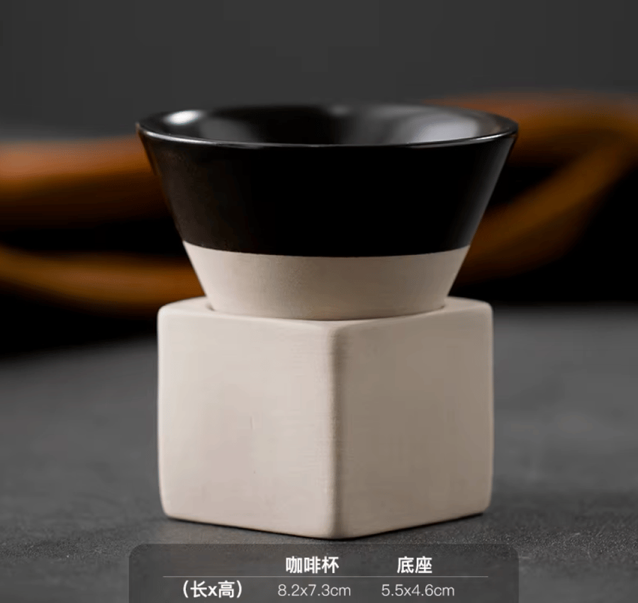 كوب مخروطي مع قاعدة - الوان متعددة | CUP CERAMIC