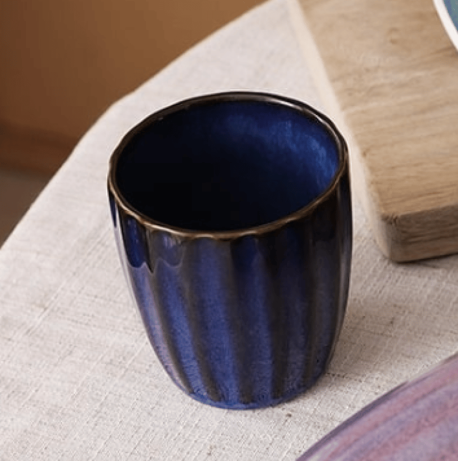 كوب سانسا مخطط 180 مل - 4 الوان | CUP CERAMIC