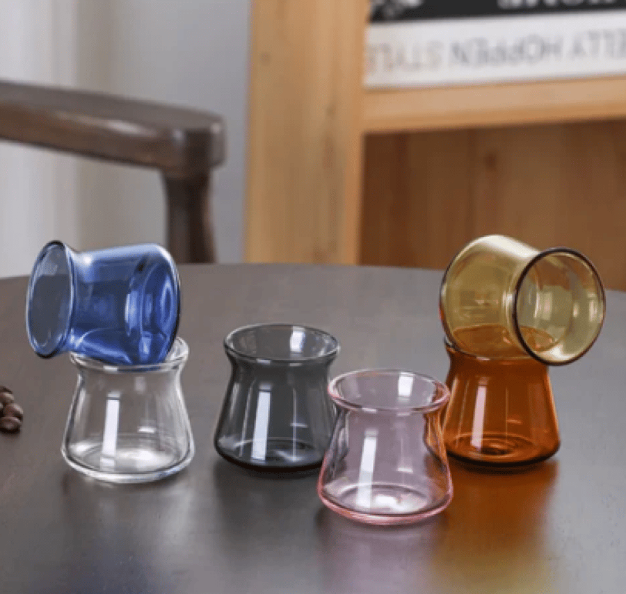 كوب اسبريسو زجاج - 4 الوان | Glass Espresso Cup