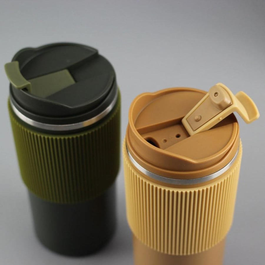 كوب قهوة حافظ للحرارة مع ربل - 12 اونص |  12oz