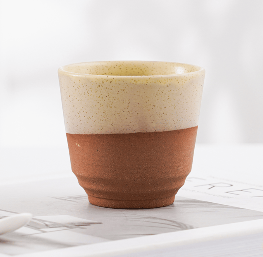 كوب سيراميك بقاعدة طينية - 120 مل | CUP CERAMIC