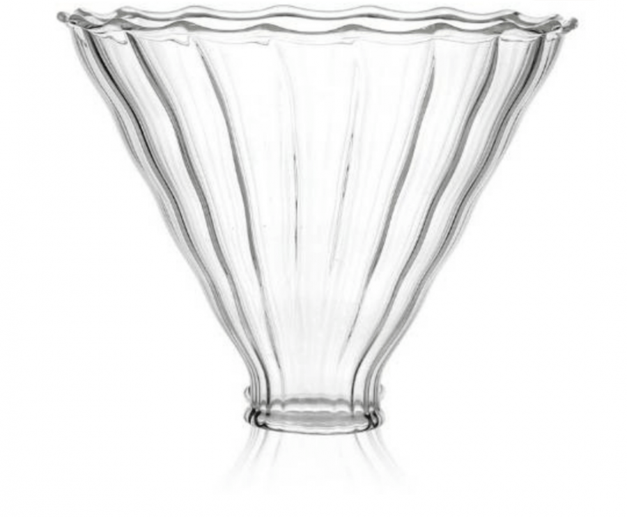 قمع تقطير V60 زجاج بلمسة خشبية - مقاس 02 | V60 Dripper