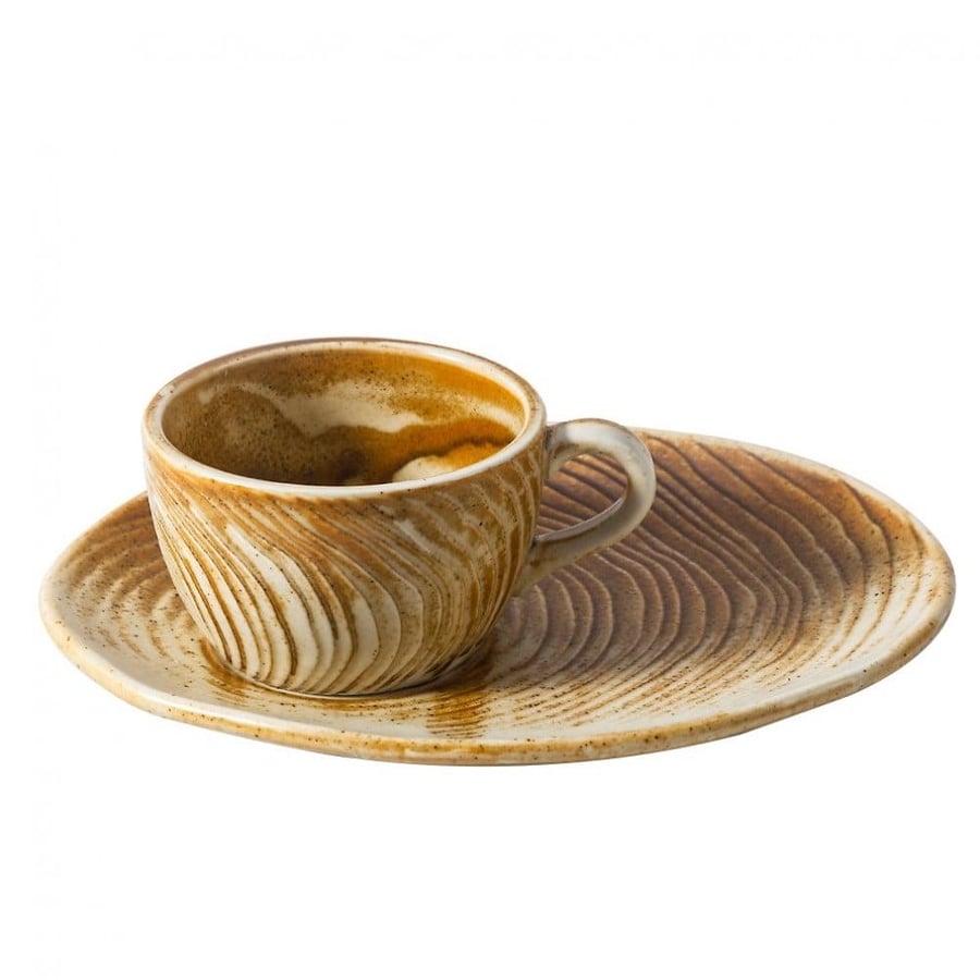 كوب اثينا الفاخر مع صحن 210 مل | Cup ATHENA