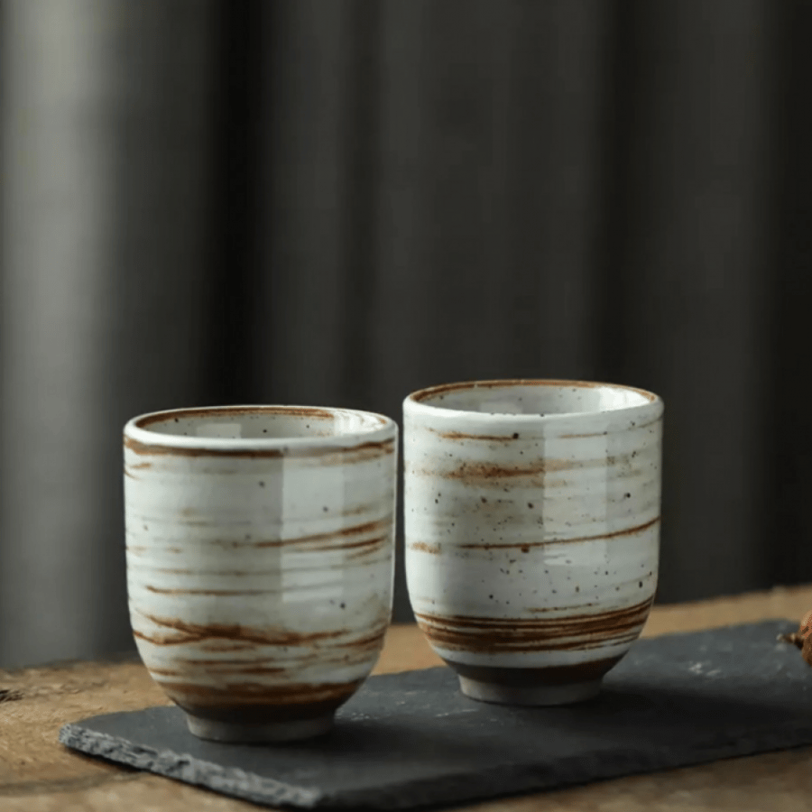 كوب سيراميك فيجي رسم يدوي | 200 مل