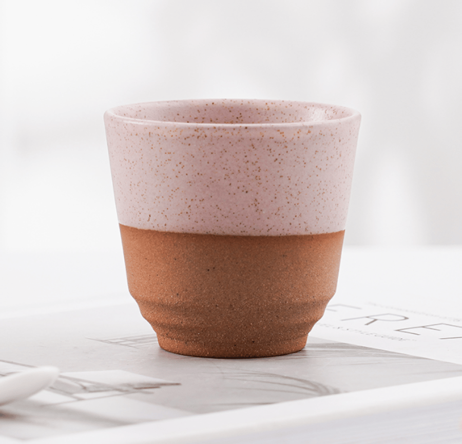 كوب سيراميك بقاعدة طينية - 120 مل | CUP CERAMIC