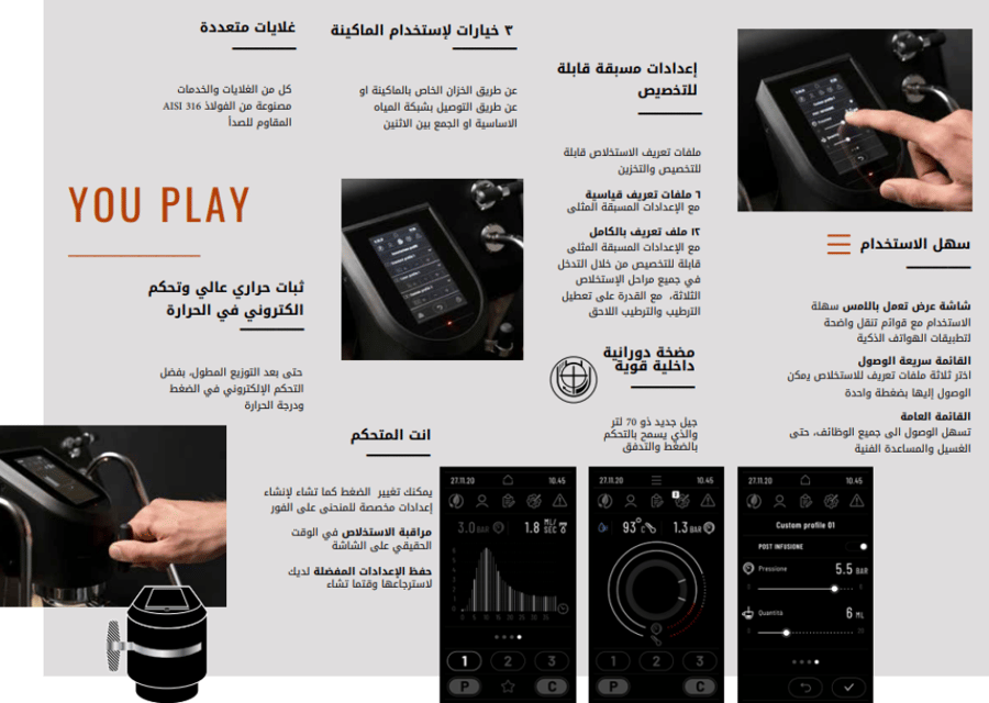 ماكينة سانريمو يو الاحترافية | Sanremo You - 1G