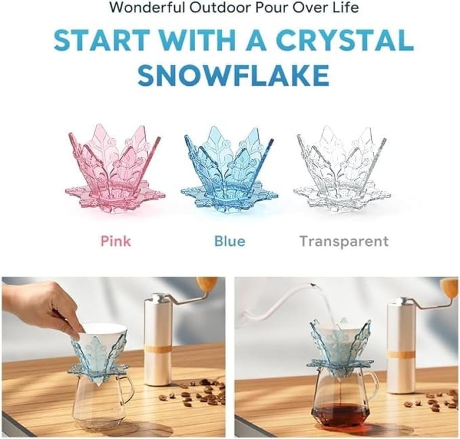قمع التقطير الثلجي - قابل للفك | V60 Dripper
