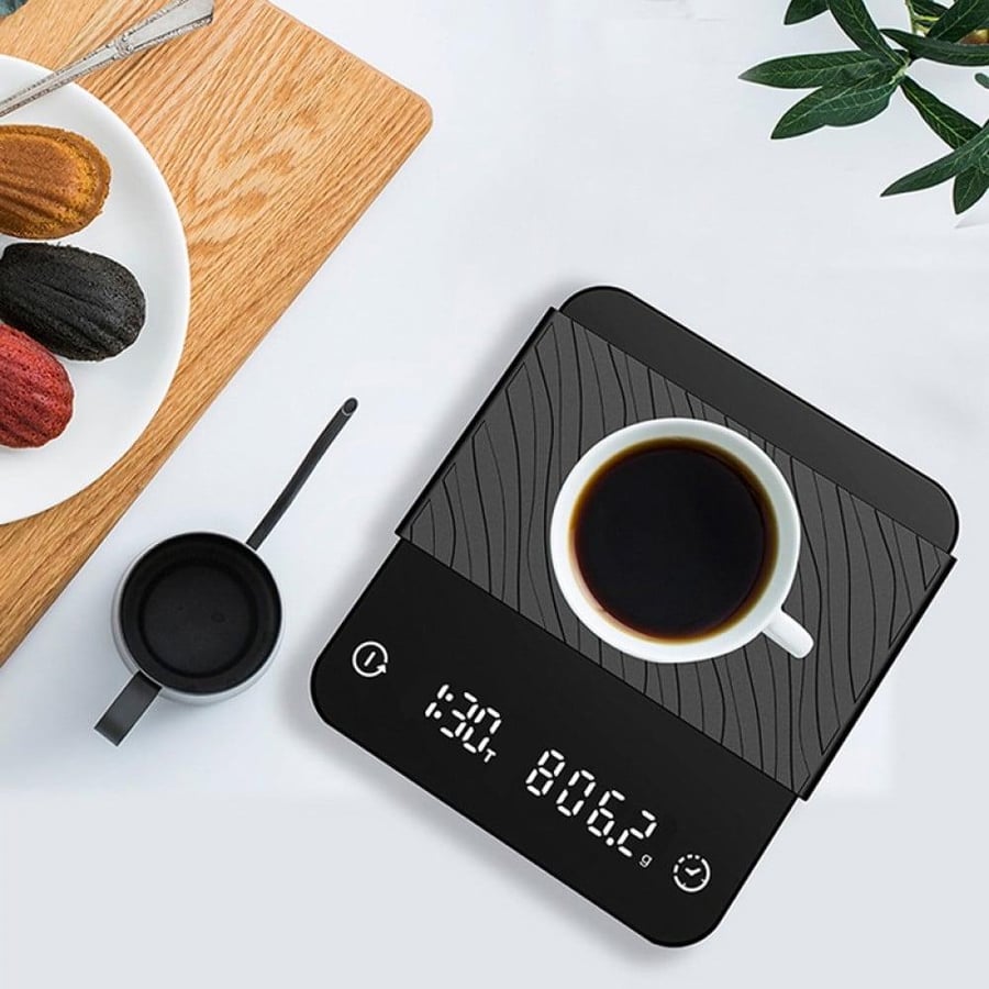 ميزان ذكي بوضعيتين - اسود | Scale - Black