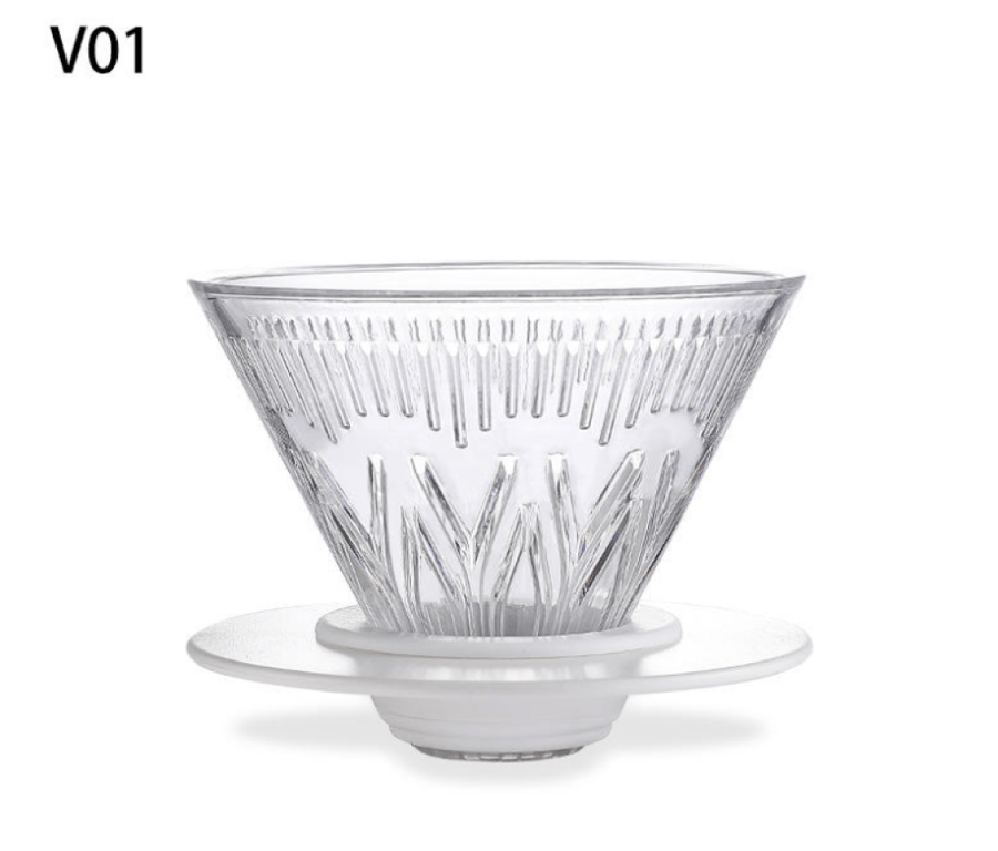 قمع V60 مع قاعدة - الوان و مقاسات متعددة | V60 Dripper