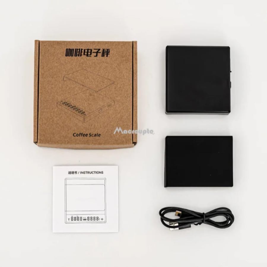 ميزان ذكي اسود - كوف | Smart Scale - Black